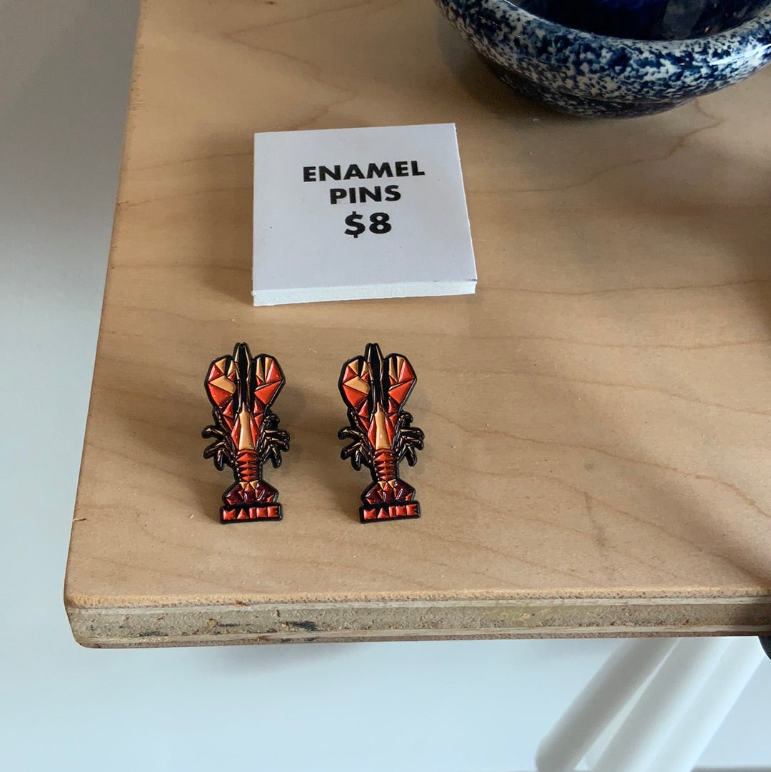 Maine Lobster Enamel Pin