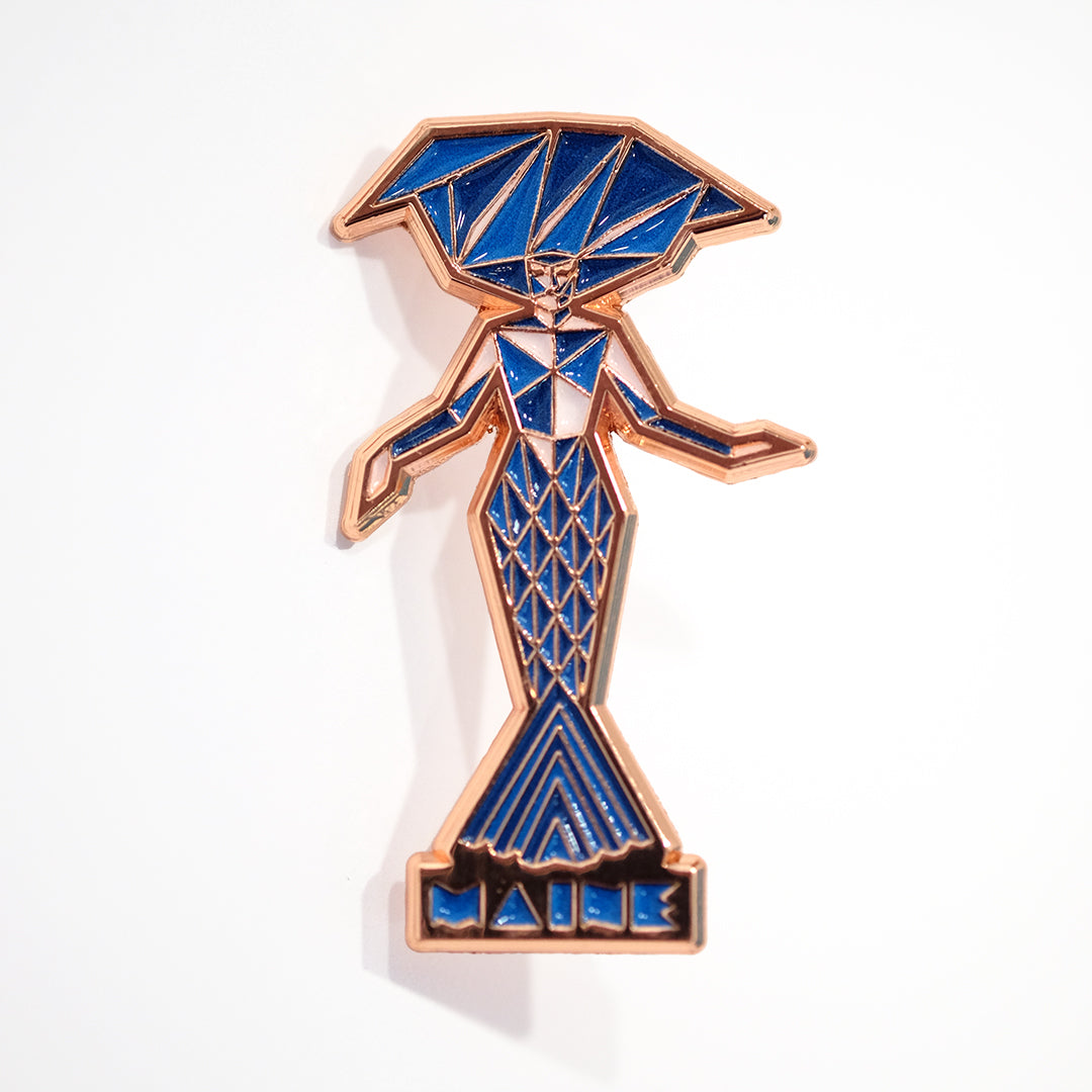 Maine Mermaid enamel pin
