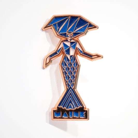 Maine Mermaid enamel pin