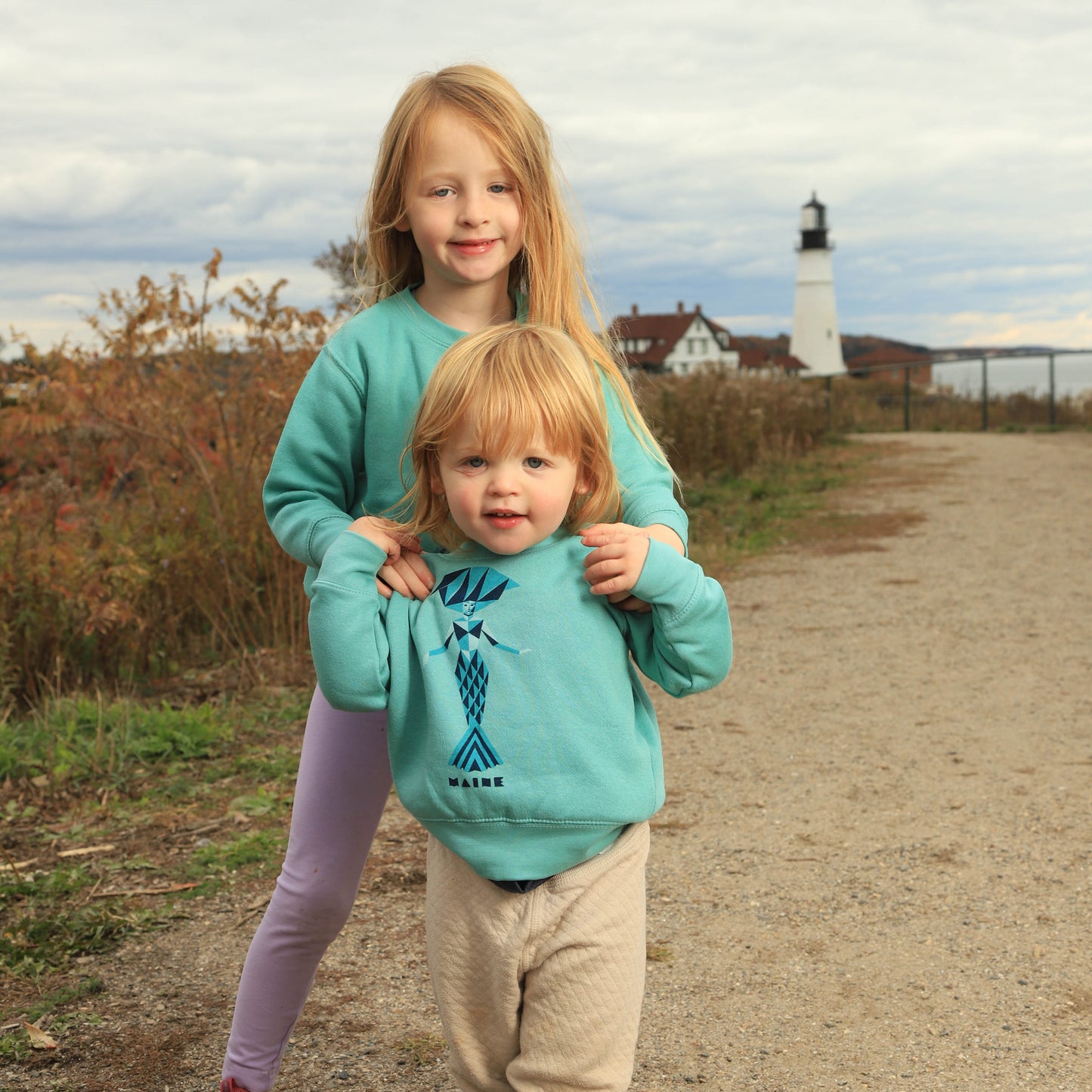 Maine Mermaid Childrens Sweatshirt