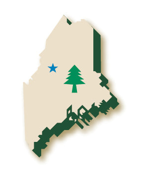 Maine Themed Temporary Tattoos
