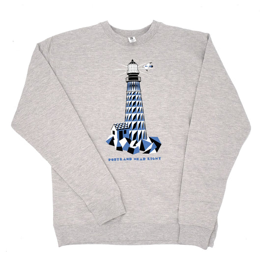Portland Head Light Crew Neck Sweatshirt