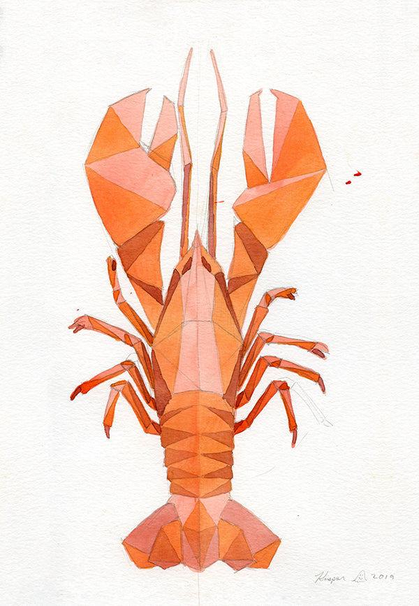 Lobster postcard