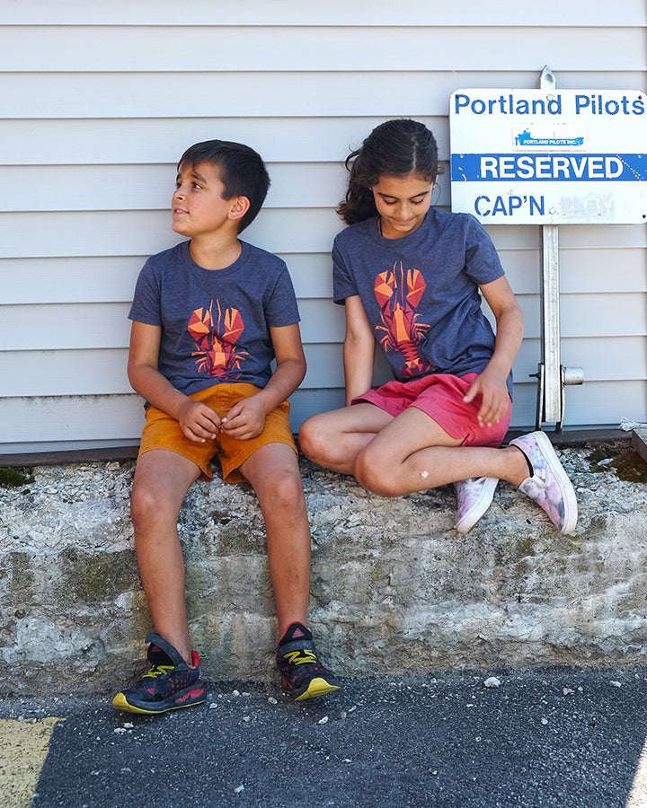 Portland Maine Chidrens Lobster Tshirt
