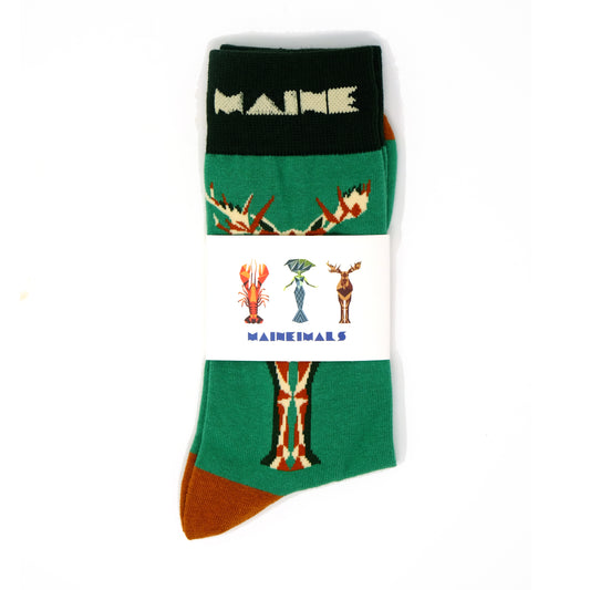 Maine Moose Socks