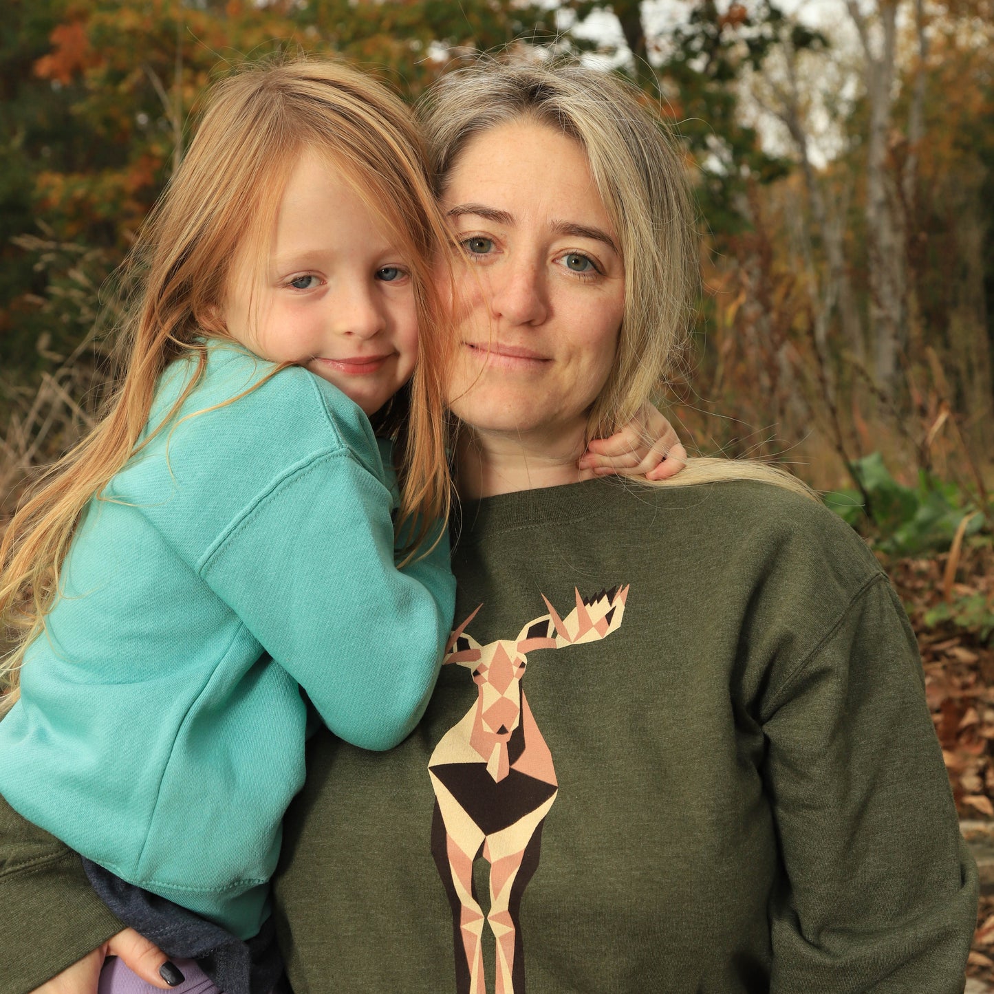 Portland Maine Crew Neck Moose Sweatshirt