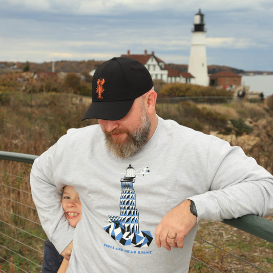 Portland Head Light Crew Neck Sweatshirt