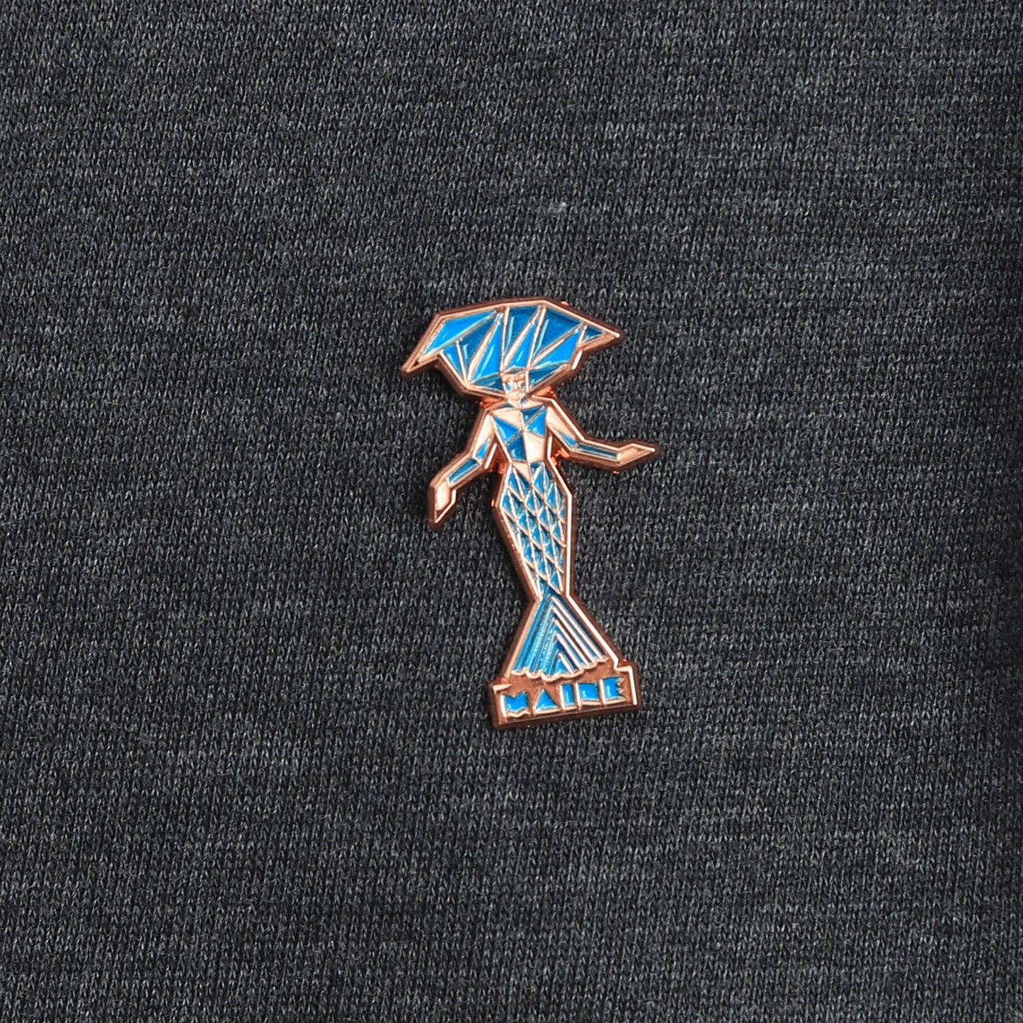 Maine Mermaid enamel pin