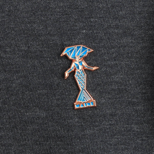 Maine Mermaid enamel pin