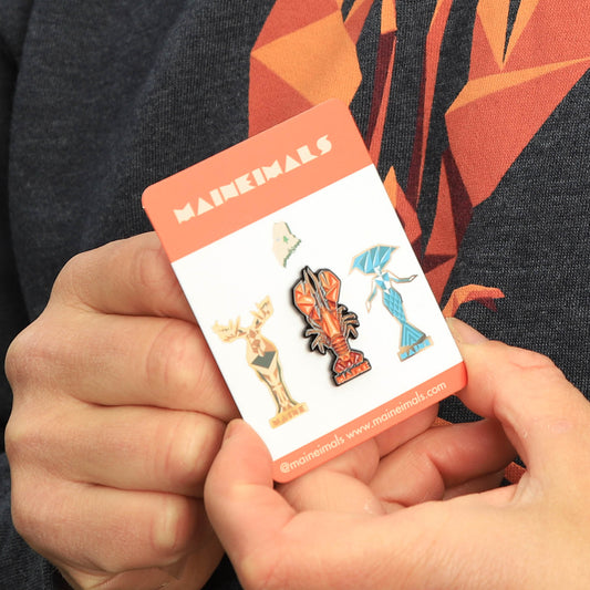 Maine Lobster Enamel Pin