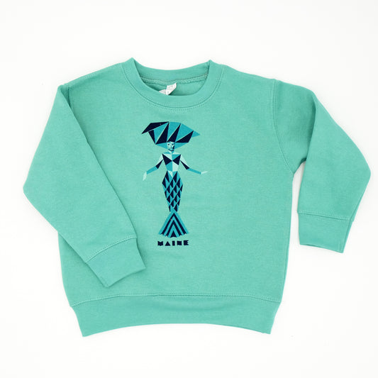 Maine Mermaid Childrens Sweatshirt