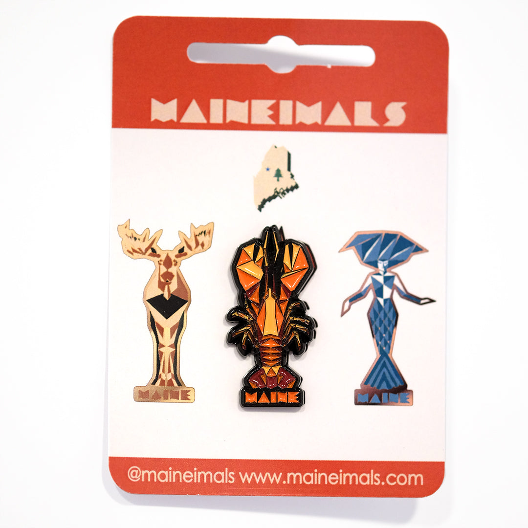 Maine Lobster Enamel Pin