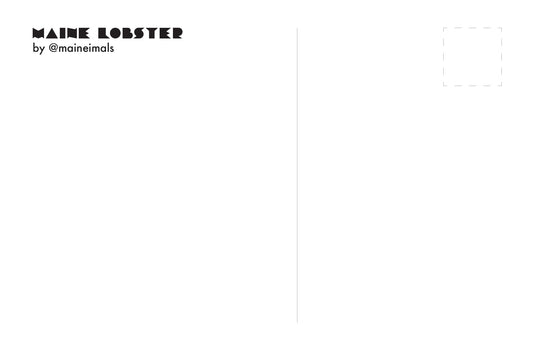 Lobster postcard
