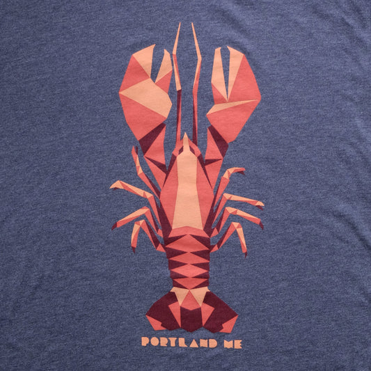 Heather Navy Lobster Maine Gift Souvenir Unisex Bella Canvas