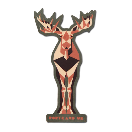 Maine Moose Sticker (3inch die cut)