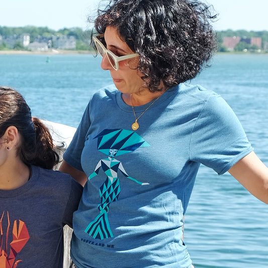 Portland Maine Mermaid Unisex Tee