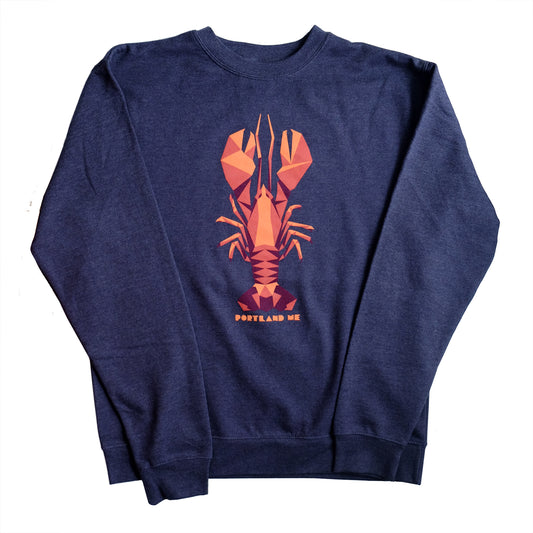 Portland Maine Lobster Crew Neck Lobster Sweatshirt